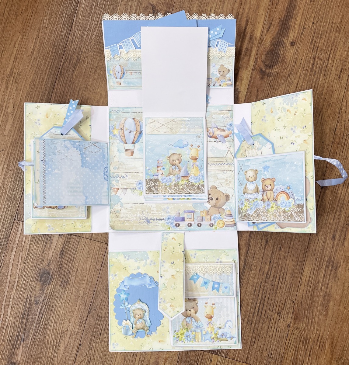 "IT'S A BOY!" ~ Scrapbooked Photo Album by Janet O'Connor - Image 4