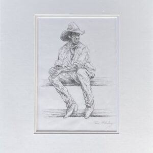 "AT THE YARDS - CAMOOWEAL" ~ Original Charcoal by Tom McAulay