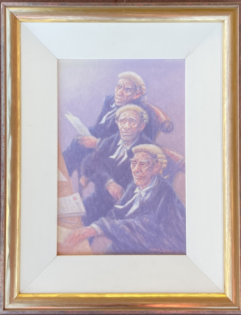 "WHO'S ON FIRST?" ~ Original Oil Painting by Tom McAulay - Image 2