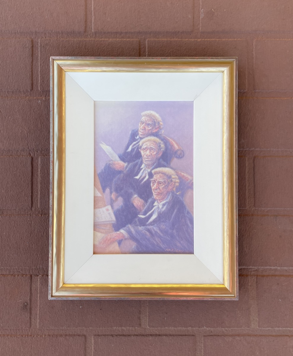 "WHO'S ON FIRST?" ~ Original Oil Painting by Tom McAulay - Image 3