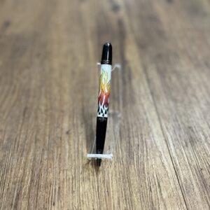 "ACRYLIC FLAME PEN" ~ Hand Crafted Ball Point by Stephen Youngberry