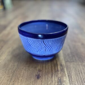 "LARGE BOWL" - Royal Blue Pottery by Julie Buckworth