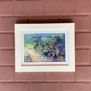 "GERANIUM BED" ~ Original Oil Painting by Noela Lowien