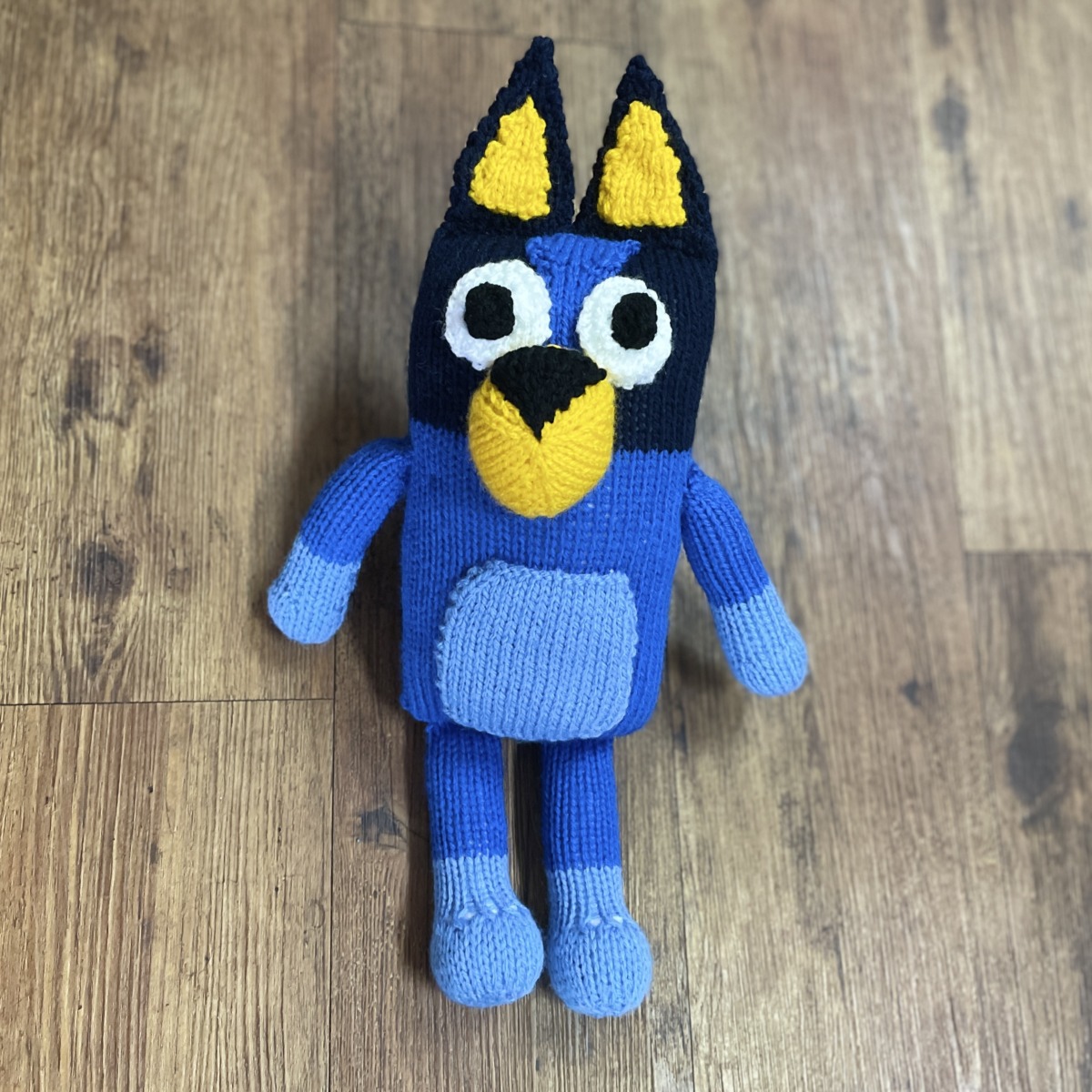 "BLUEY" ~ Hand Knitted Soft Toy by Lee Stewart - Image 3