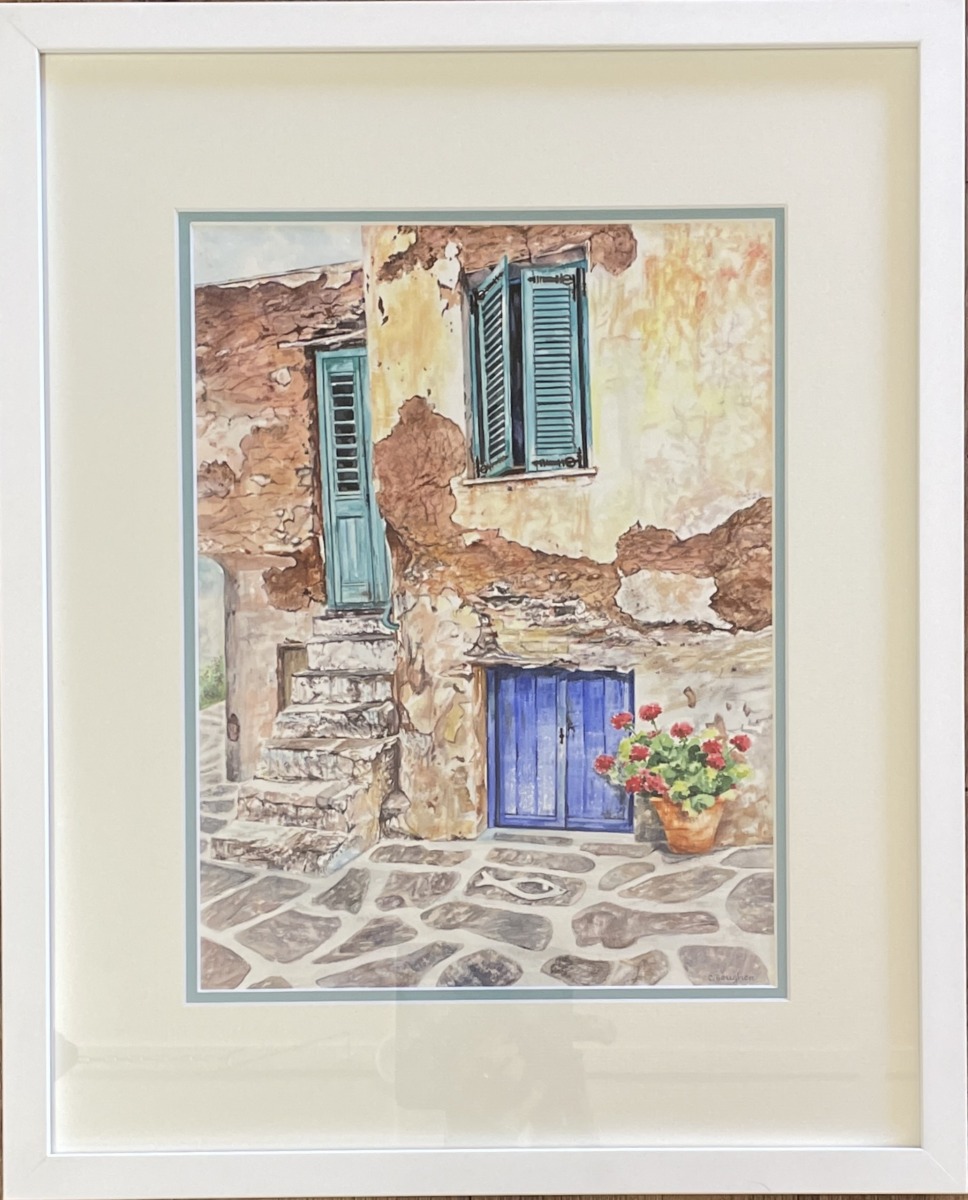 "GREECE" ~ Original Watercolour Painting by Chris Boughen - Image 5