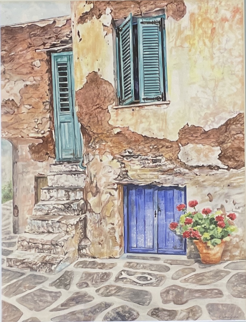 "GREECE" ~ Original Watercolour Painting by Chris Boughen - Image 4
