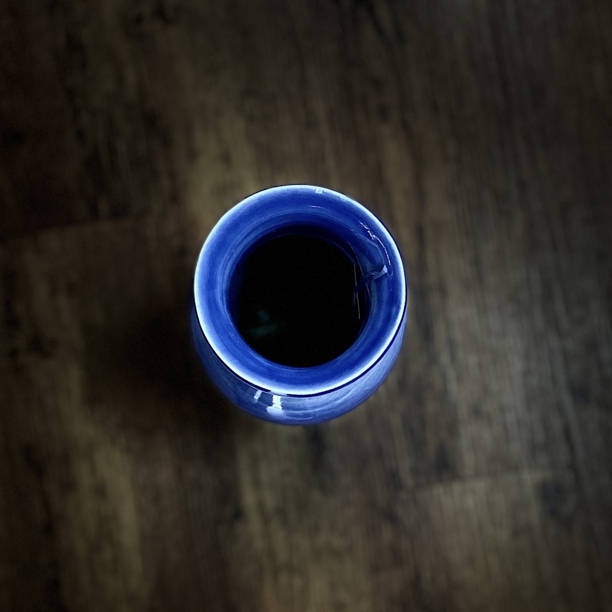 "TALL ROYAL BLUE VASE" ~ Wheel Thrown Pottery by Julie Buckworth - Image 6