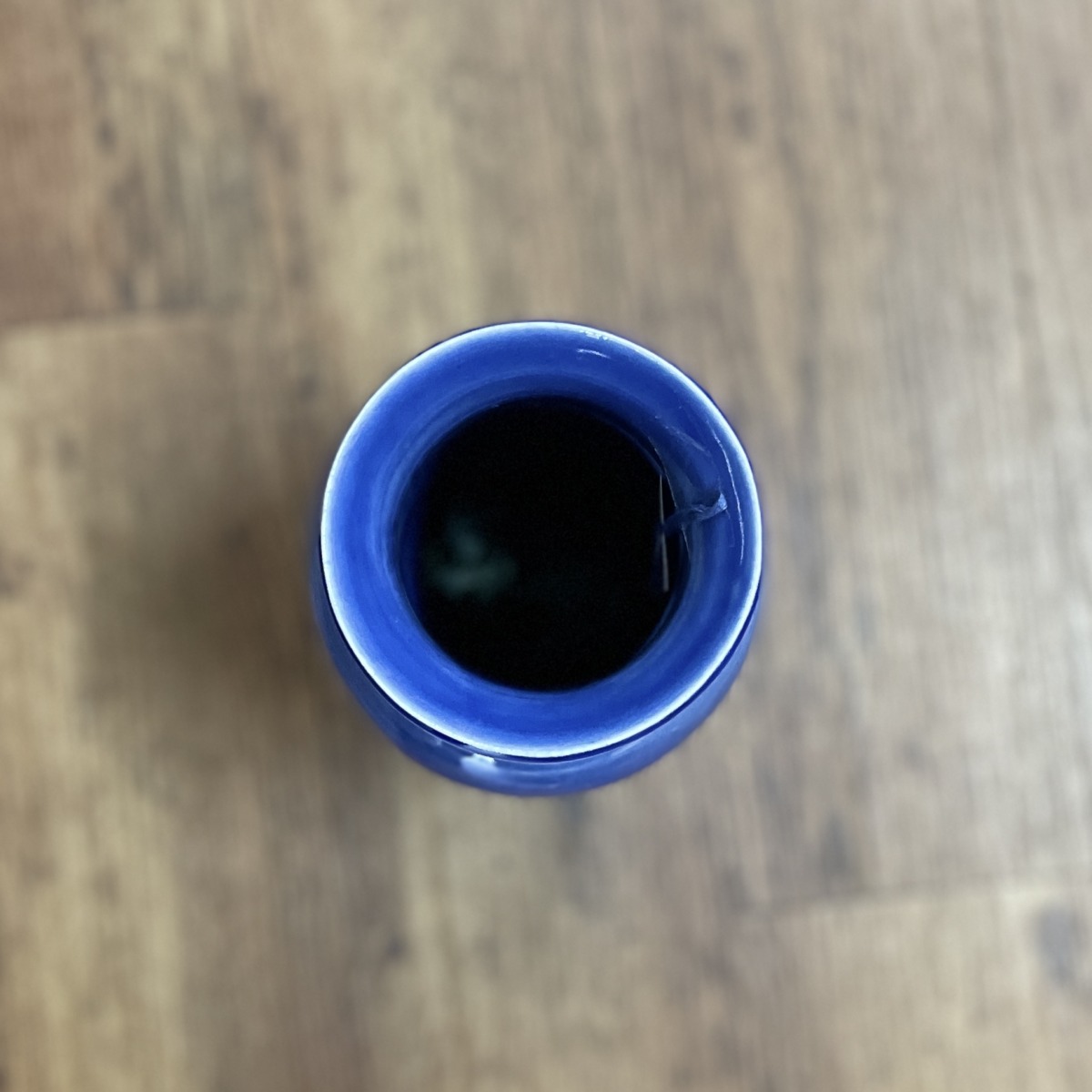 "TALL ROYAL BLUE VASE" ~ Wheel Thrown Pottery by Julie Buckworth - Image 7