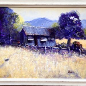 "EASTERN YARDS" ~ Original Oil Painting By Noela Lowien