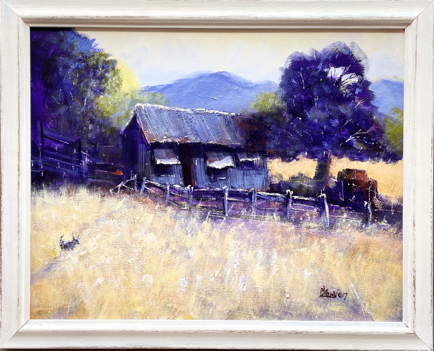 "EASTERN YARDS" ~ Original Oil Painting By Noela Lowien