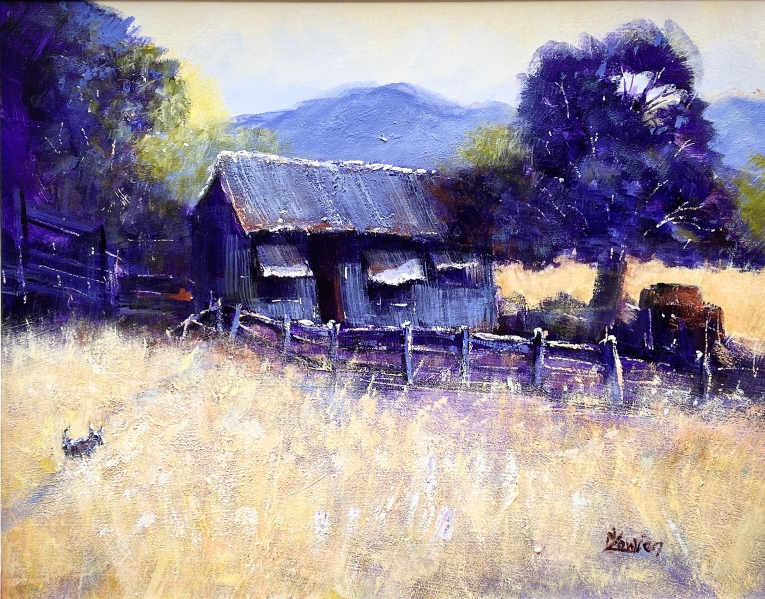 "EASTERN YARDS" ~ Original Oil Painting By Noela Lowien - Image 2