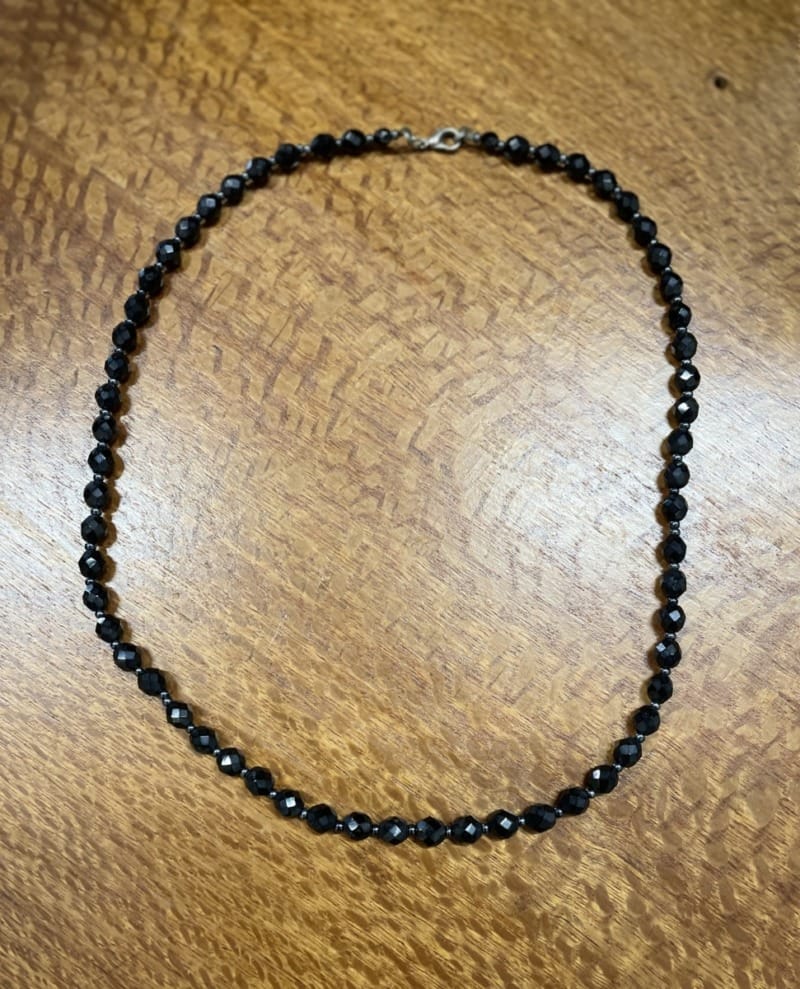 Black Onyx Necklace ~ Single Strand - Image 2