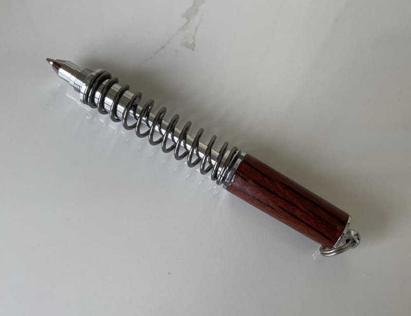 "HAIRY OAK & SPRING PEN" ~ Turned Timber by Stephen Youngberry - Image 2