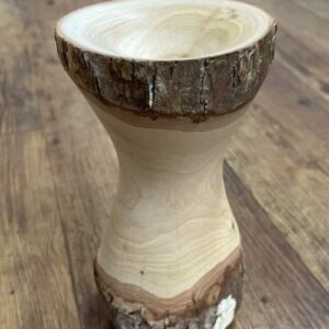 Hand Turned Vase in Camphor Laurel with Live Edge