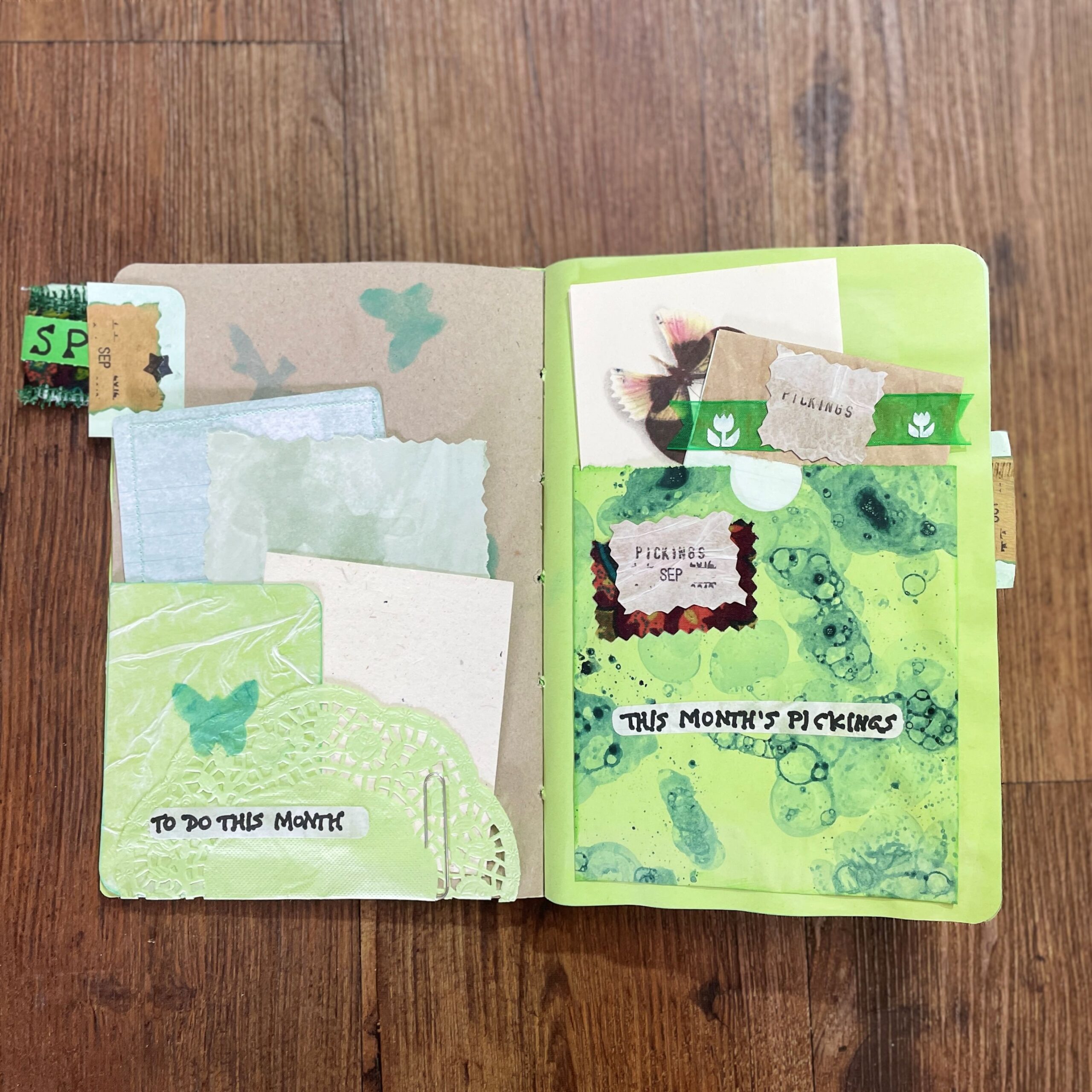 "MY VEGIE PATCH BOX" ~ Handmade Scrapbook Journals by Trudy Mudge - Image 12