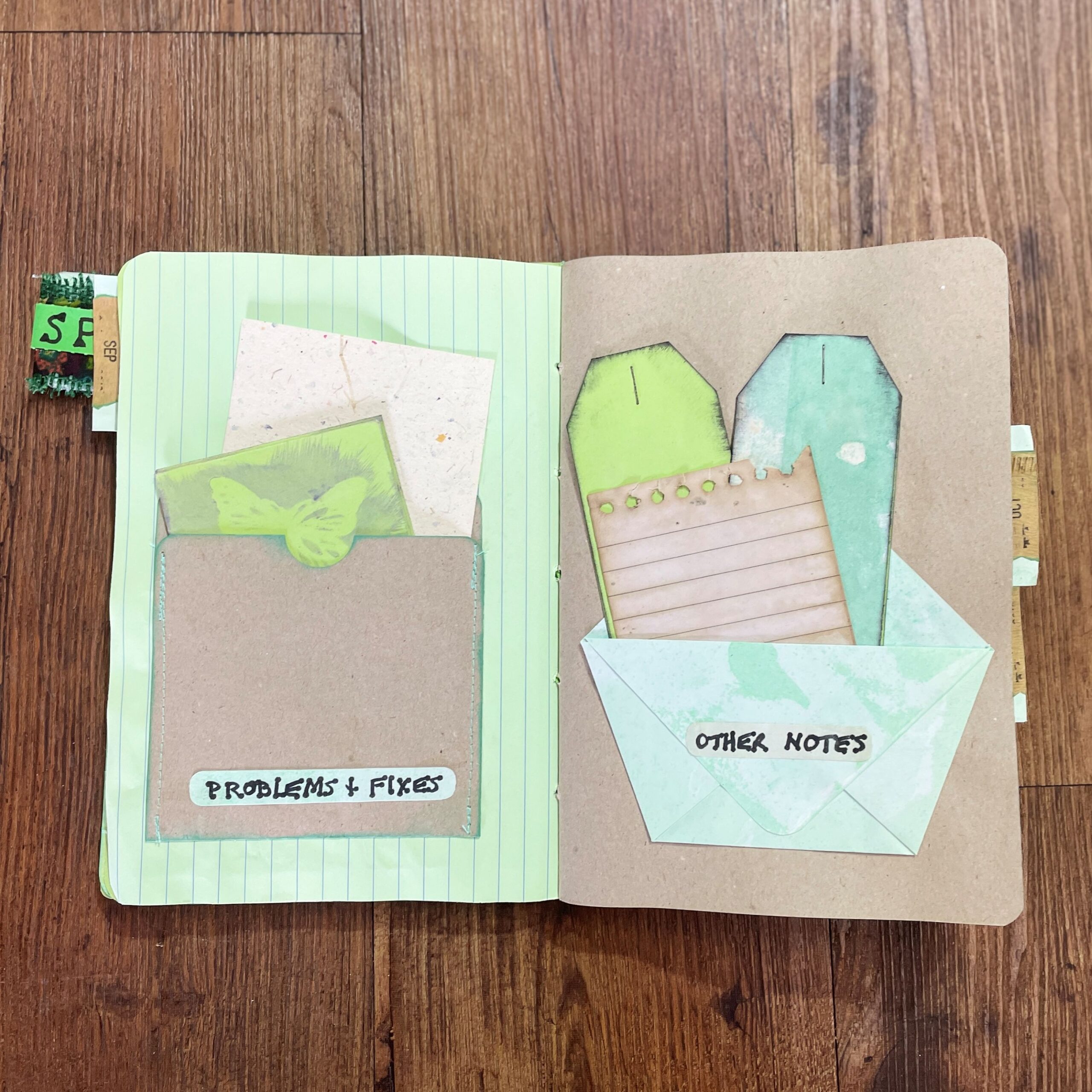 "MY VEGIE PATCH BOX" ~ Handmade Scrapbook Journals by Trudy Mudge - Image 10