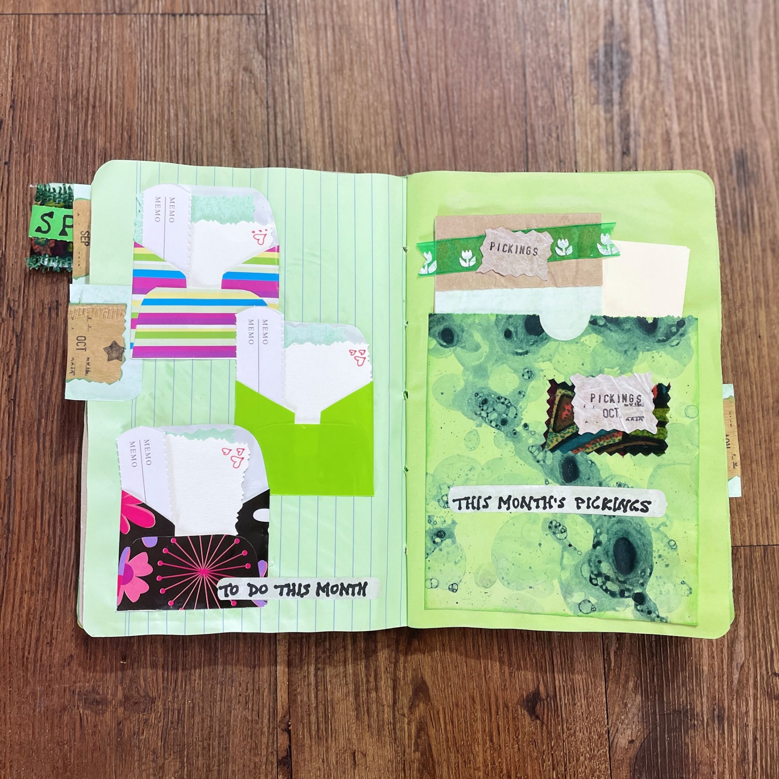 "MY VEGIE PATCH BOX" ~ Handmade Scrapbook Journals by Trudy Mudge - Image 8