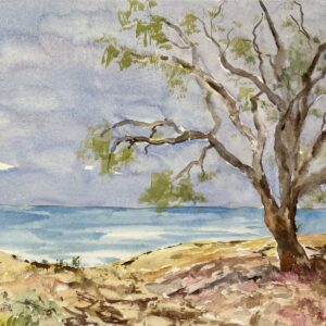 "WOODGATE BEACH" ~ Original Watercolour Painting by Allan English