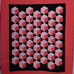 "TUMBLING BLOCKS" ~ Baby Quilt by Kath Kingston