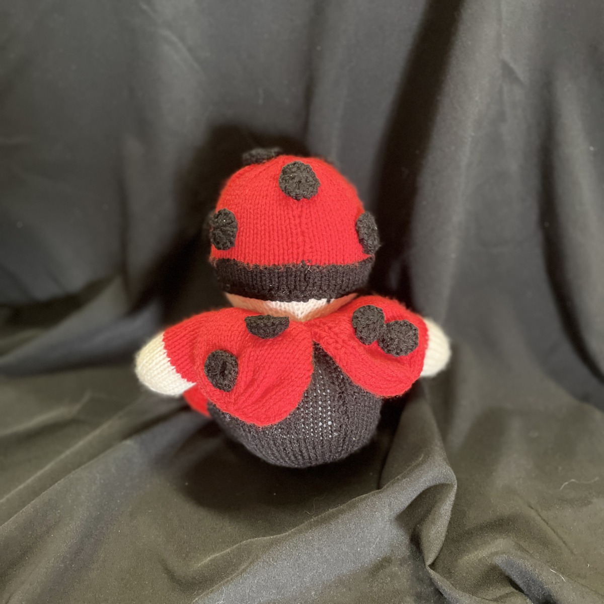 "LUCY LADYBIRD" ~ Hand Knitted Soft Toy by Lee Stewart - Image 3