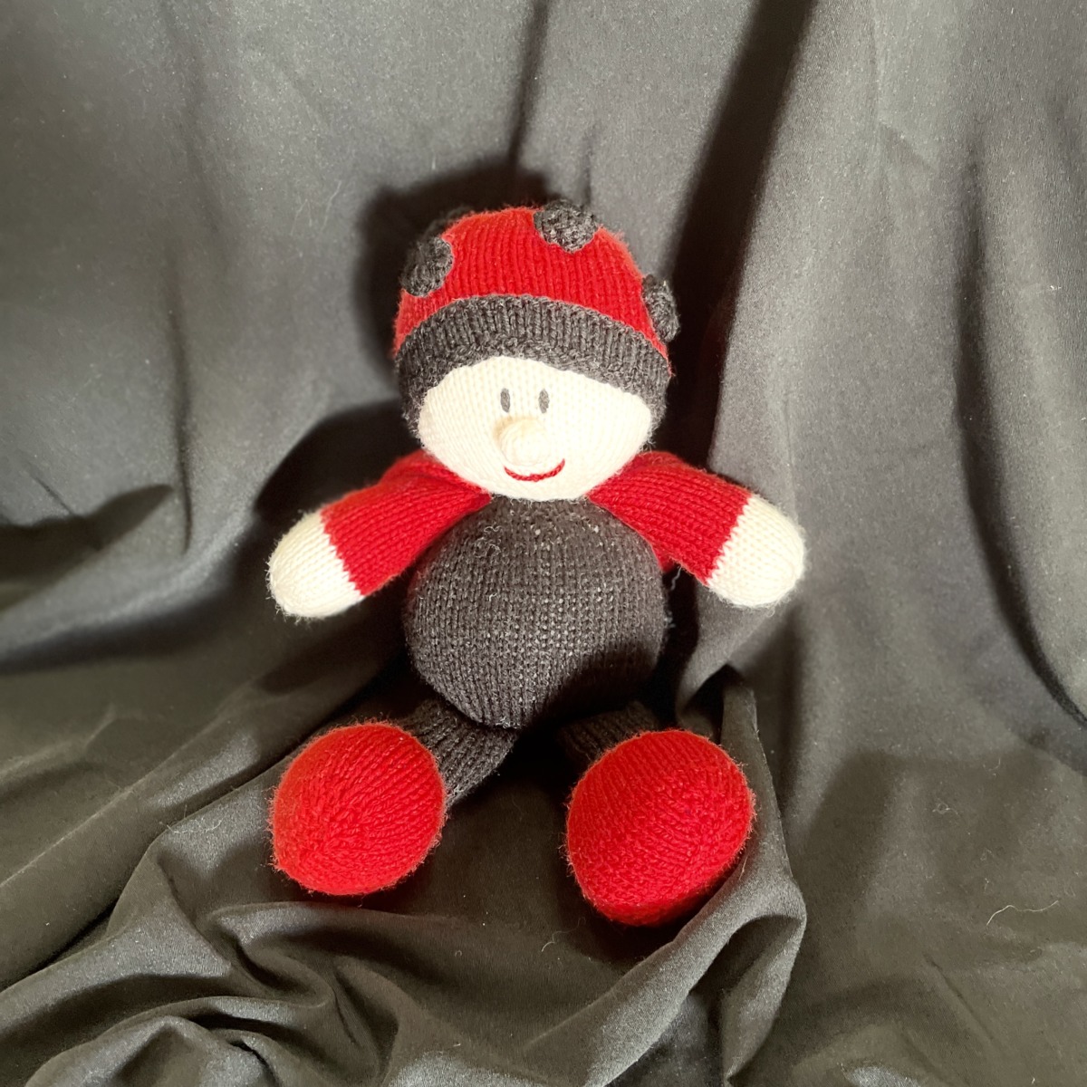 "LUCY LADYBIRD" ~ Hand Knitted Soft Toy by Lee Stewart - Image 2