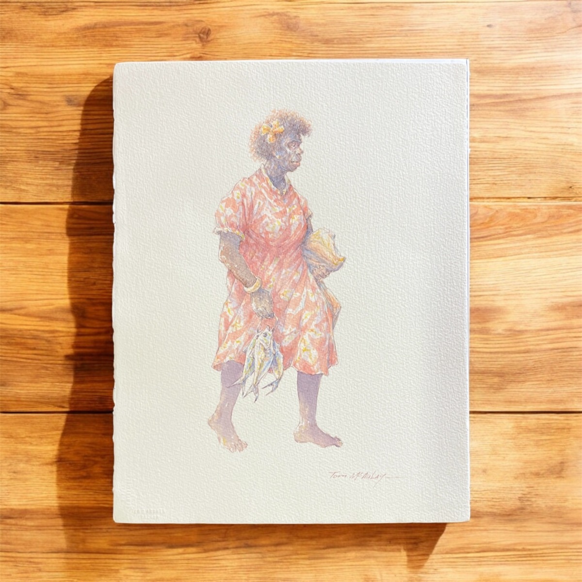 "MORNING CATCH - THURSDAY ISLAND" ~ Original Pen & Wash by Tom McAulay