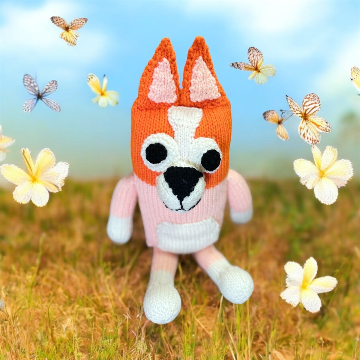 "BINGO" ~ Hand Knitted Soft Toy by Lee Stewart - Image 8