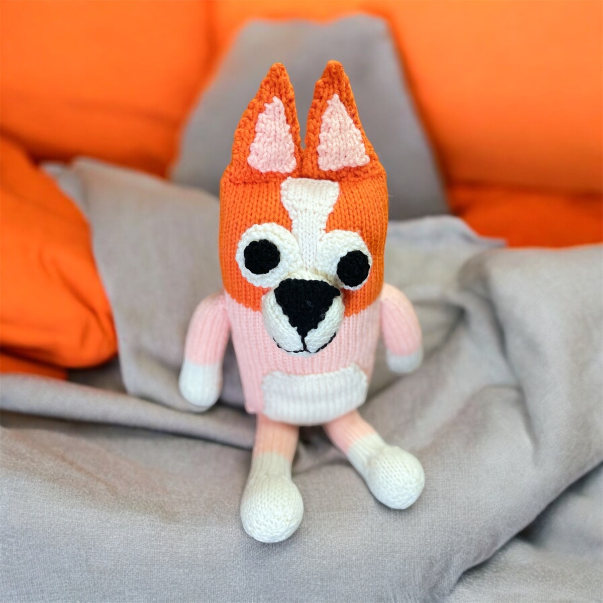 "BINGO" ~ Hand Knitted Soft Toy by Lee Stewart - Image 6
