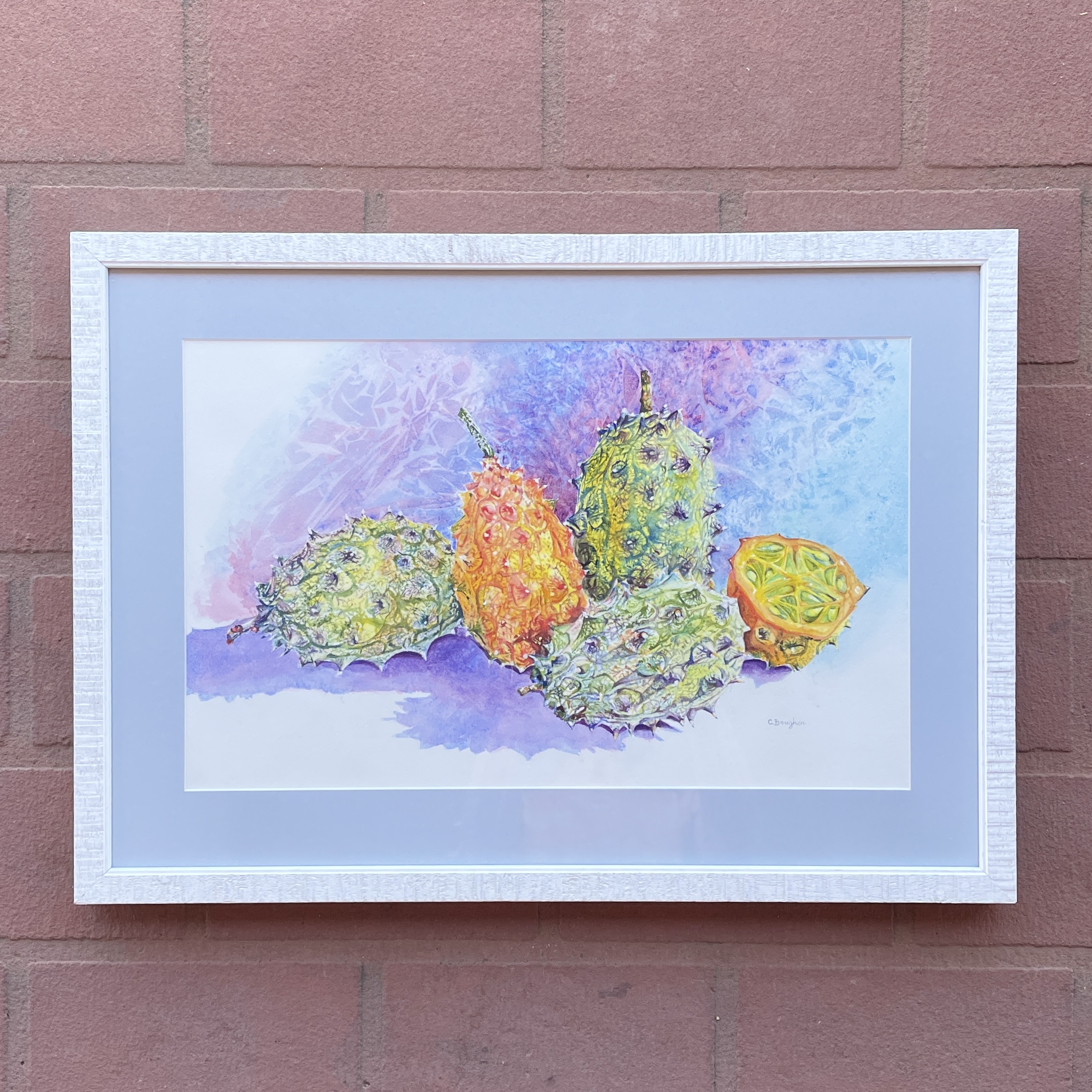 "CUCUMBERS 4½" ~ Original Watercolour Painting by Chris Boughen - Image 5