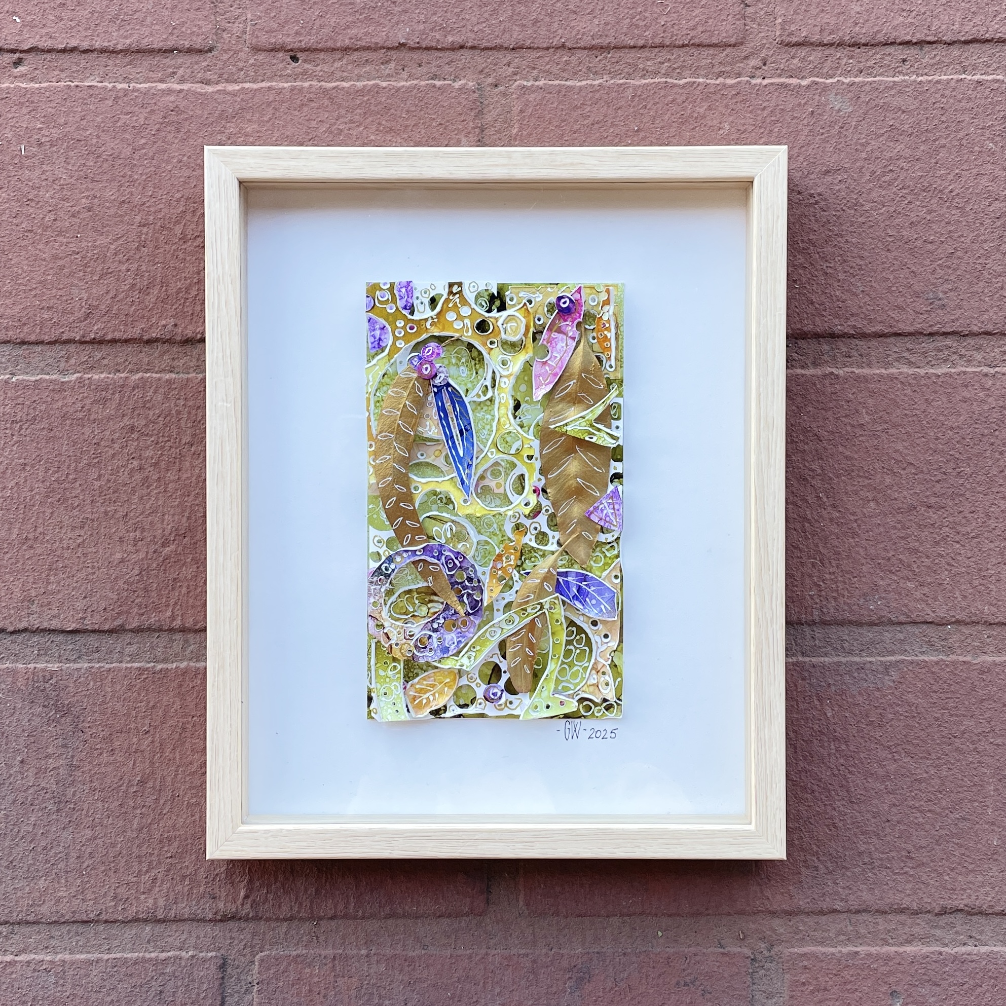 "THE BUSH SPIRIT" ~ Original Alcohol Ink & Pen by Gaye Wright - Image 6