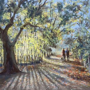 "HILL END MORNING LIGHT" ~ Original Acrylic Painting by Tom Mason