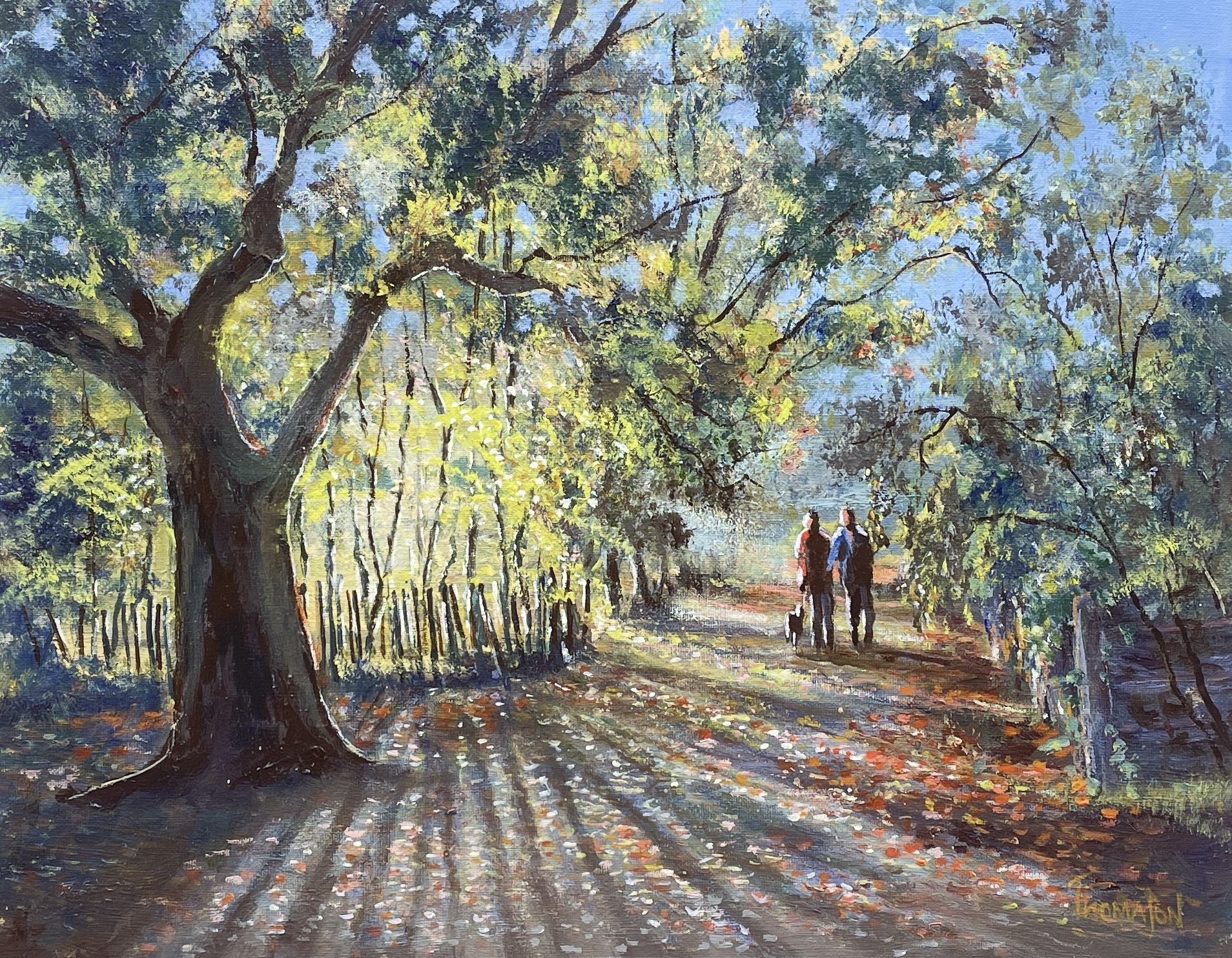 "HILL END MORNING LIGHT" ~ Original Acrylic Painting by Tom Mason