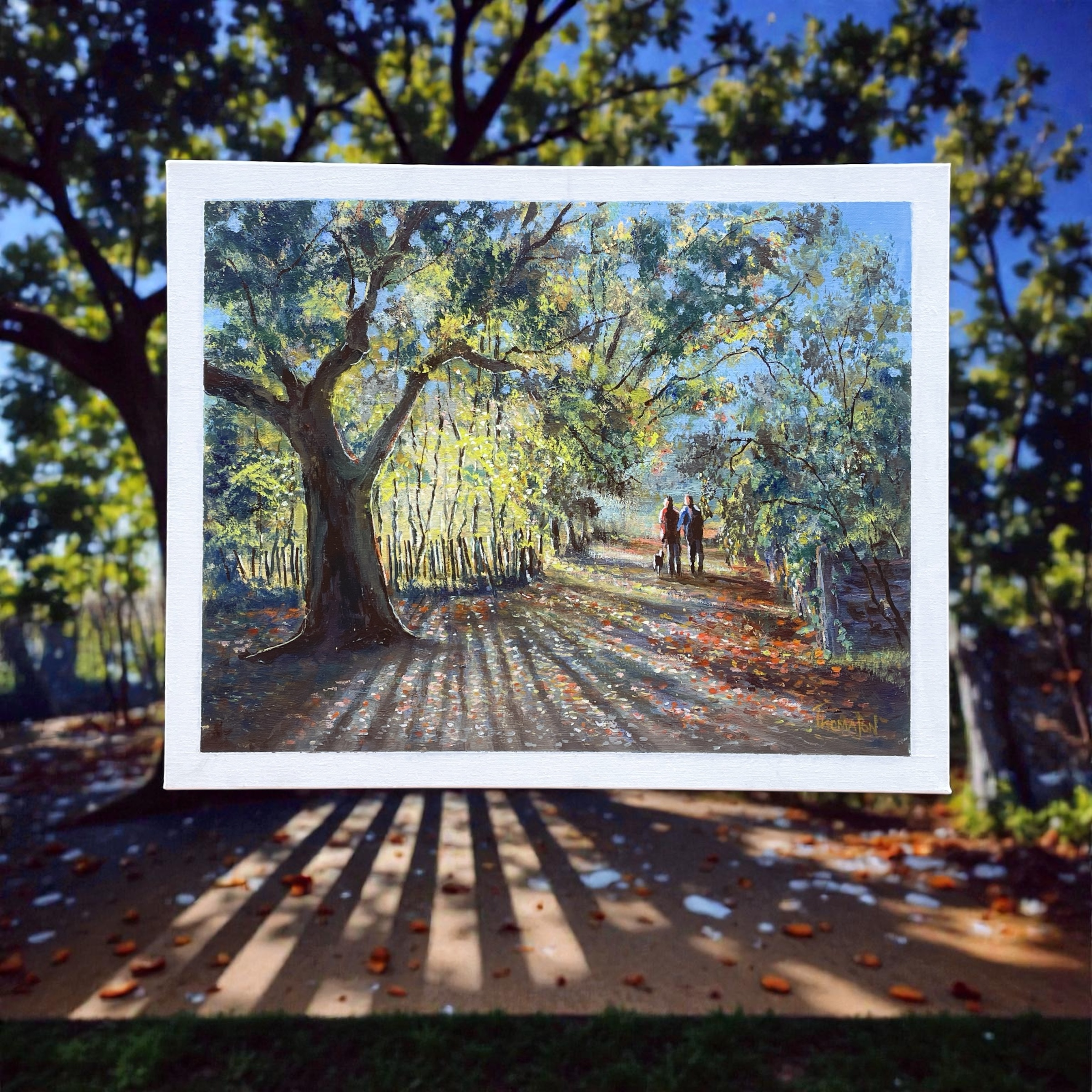 "HILL END MORNING LIGHT" ~ Original Acrylic Painting by Tom Mason - Image 2