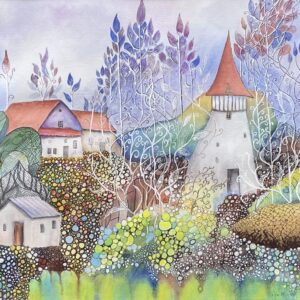 "IN A LAND OF WHIMSY" ~ Original Watercolour Painting by Lyn Mason