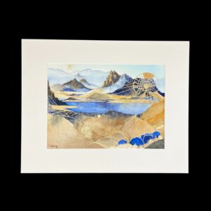 "SURREAL MAJESTY" ~ Original Watercolour Painting by Lyn Mason
