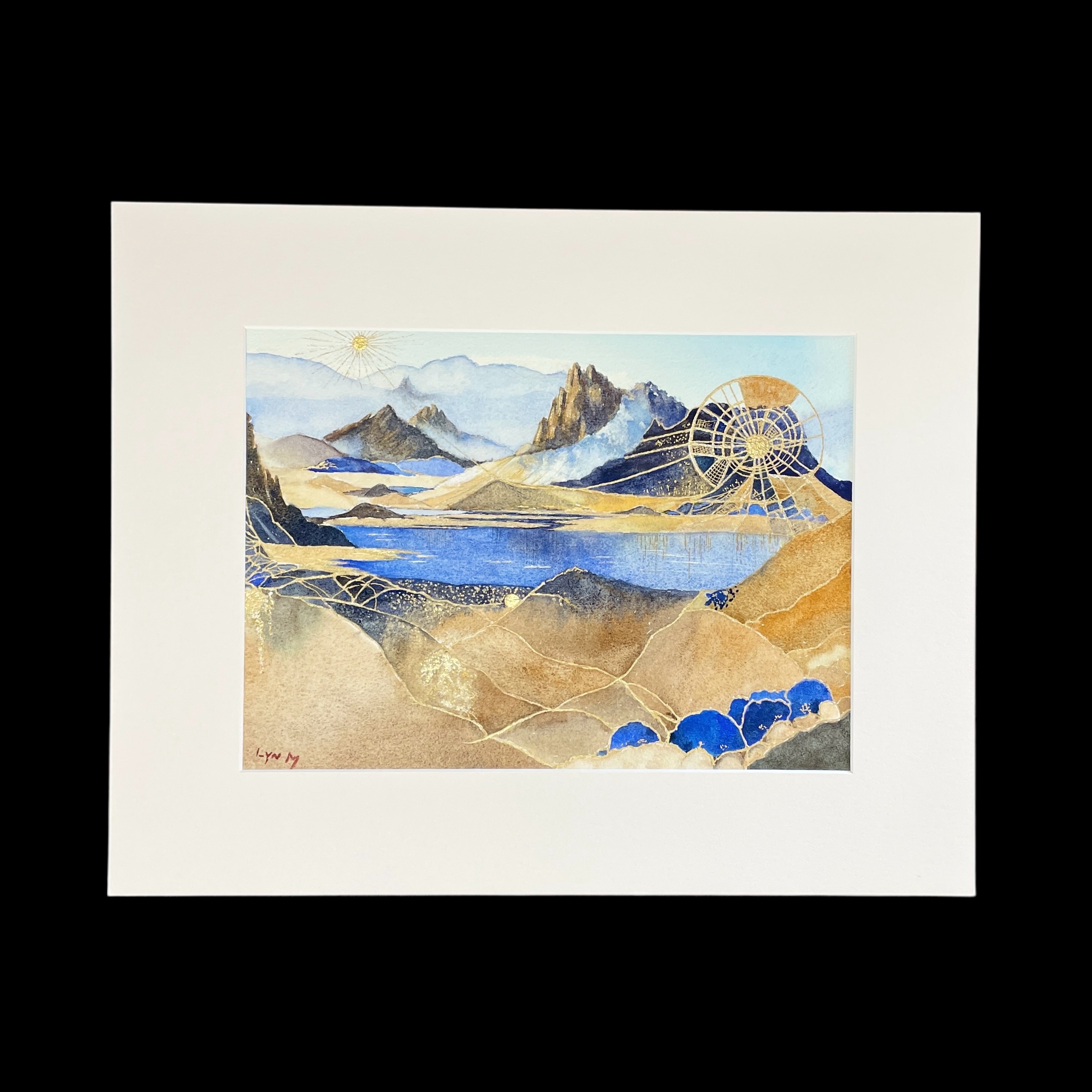 "SURREAL MAJESTY" ~ Original Watercolour Painting by Lyn Mason