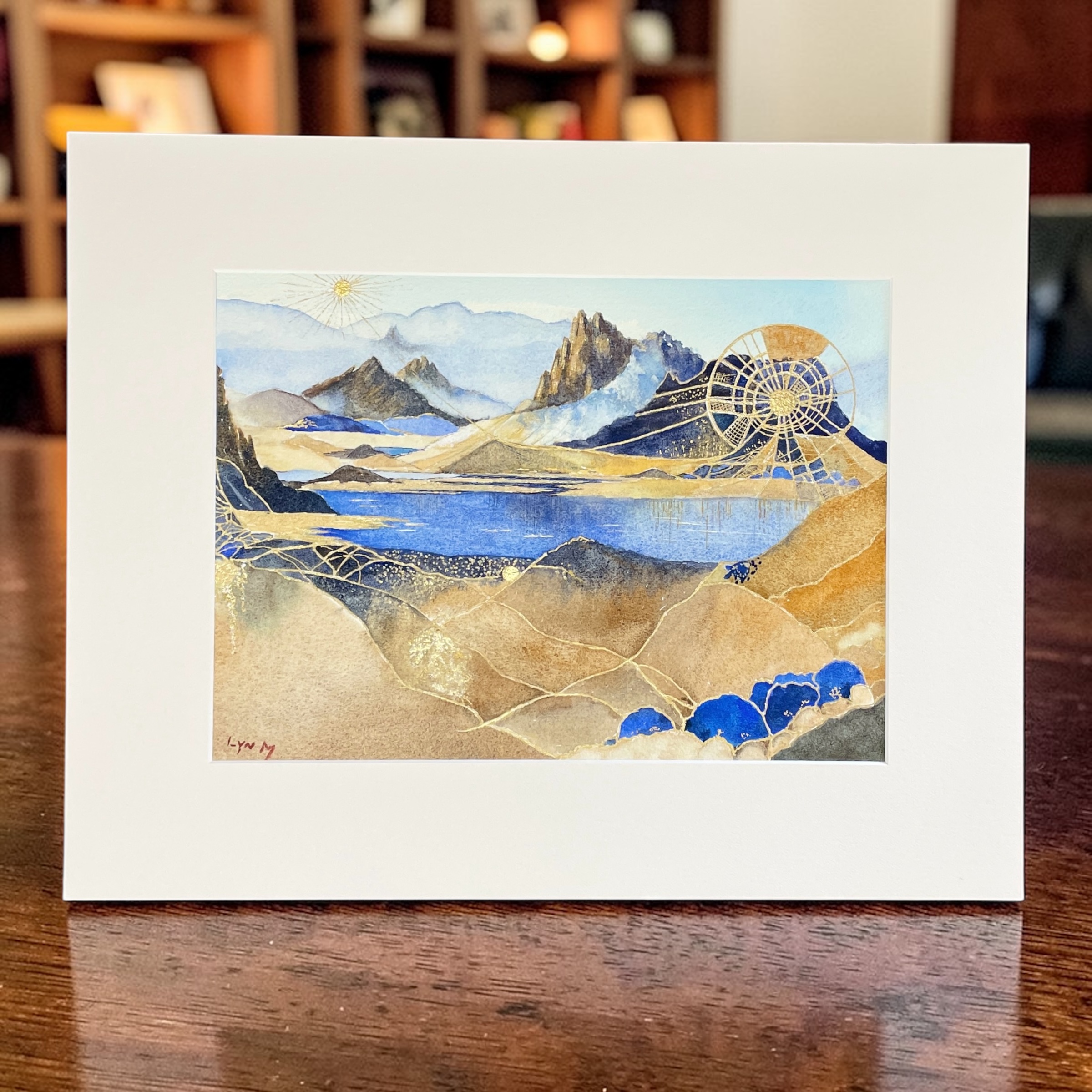 "SURREAL MAJESTY" ~ Original Watercolour Painting by Lyn Mason - Image 2