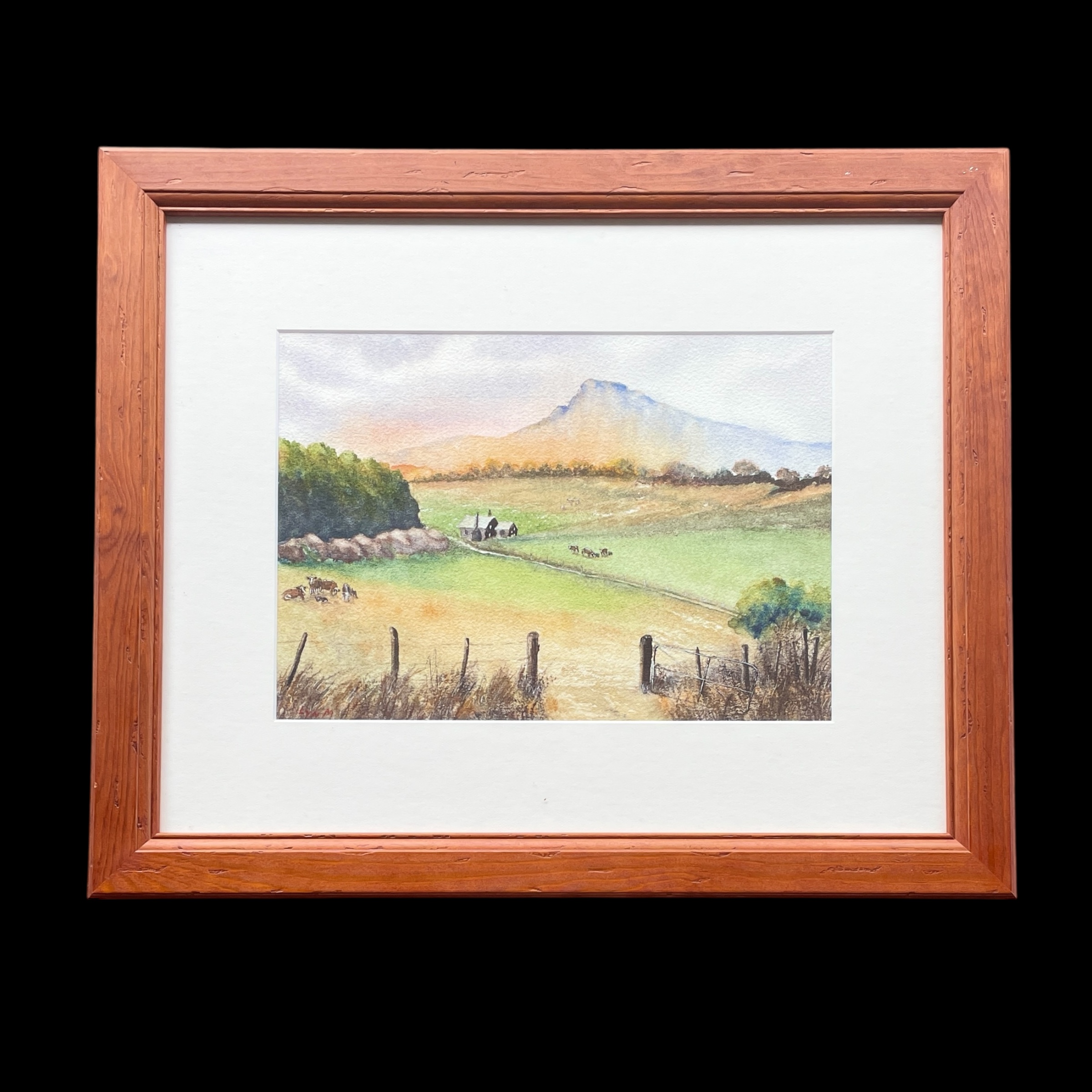 "TOWARDS KYOGLE" Original Watercolour Painting by Lyn Mason