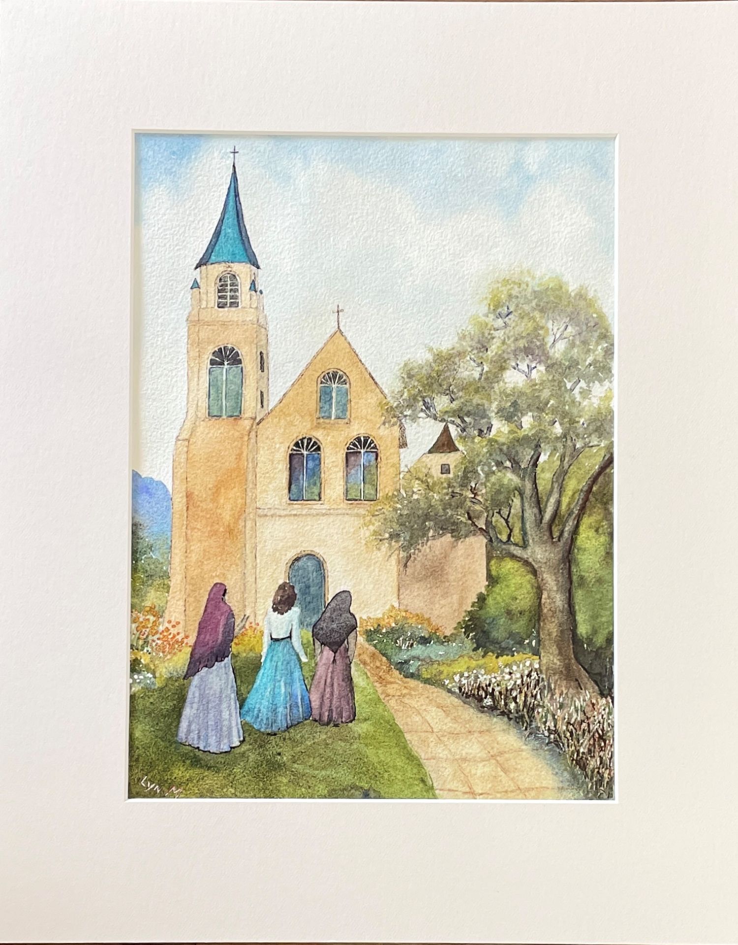 "MORNING DEVOTIONS" ~ Original Watercolour Painting by Lyn Mason - Image 4