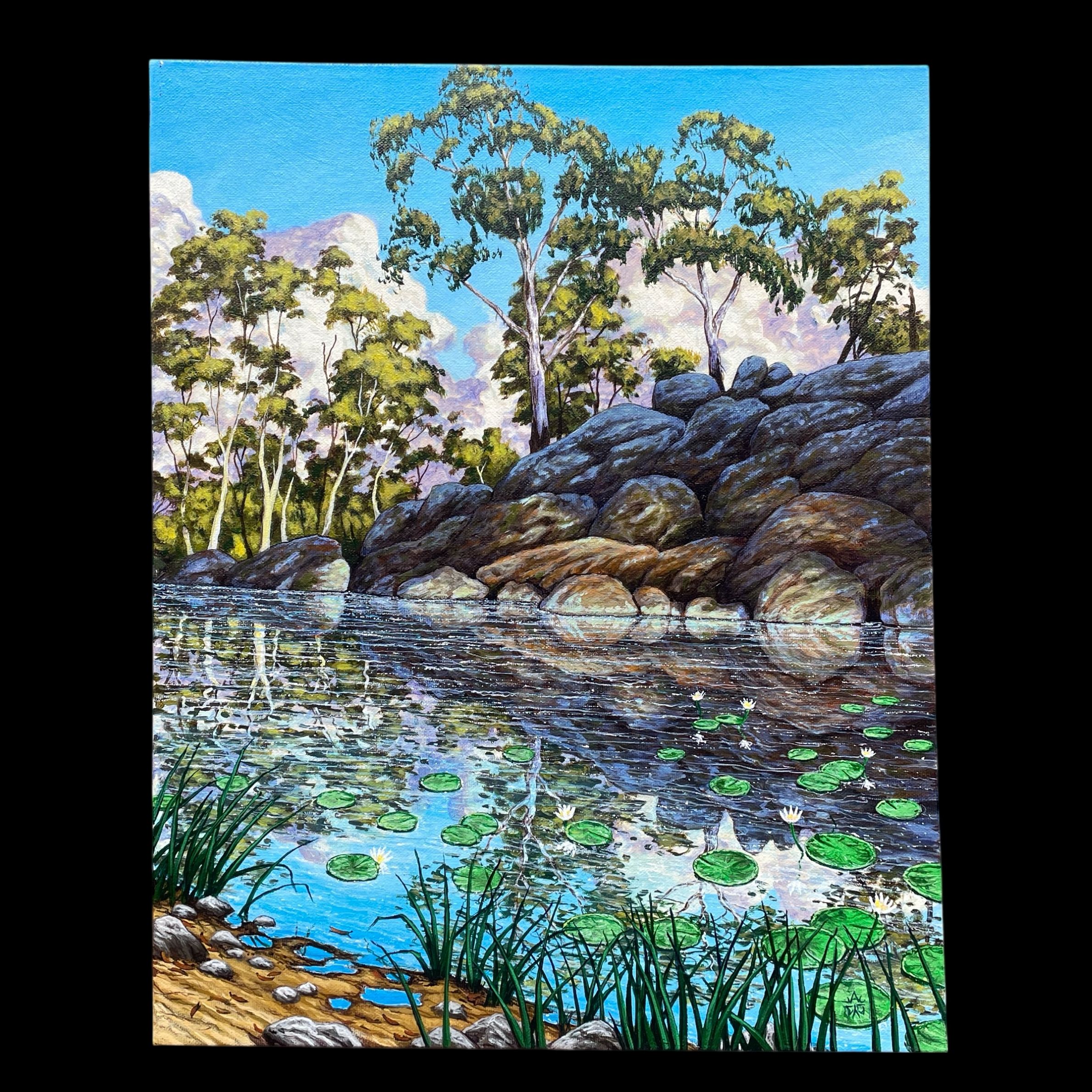 "QUIRINDI ROCKS" ~ Original Acrylic Painting by Cary McAulay - Image 4
