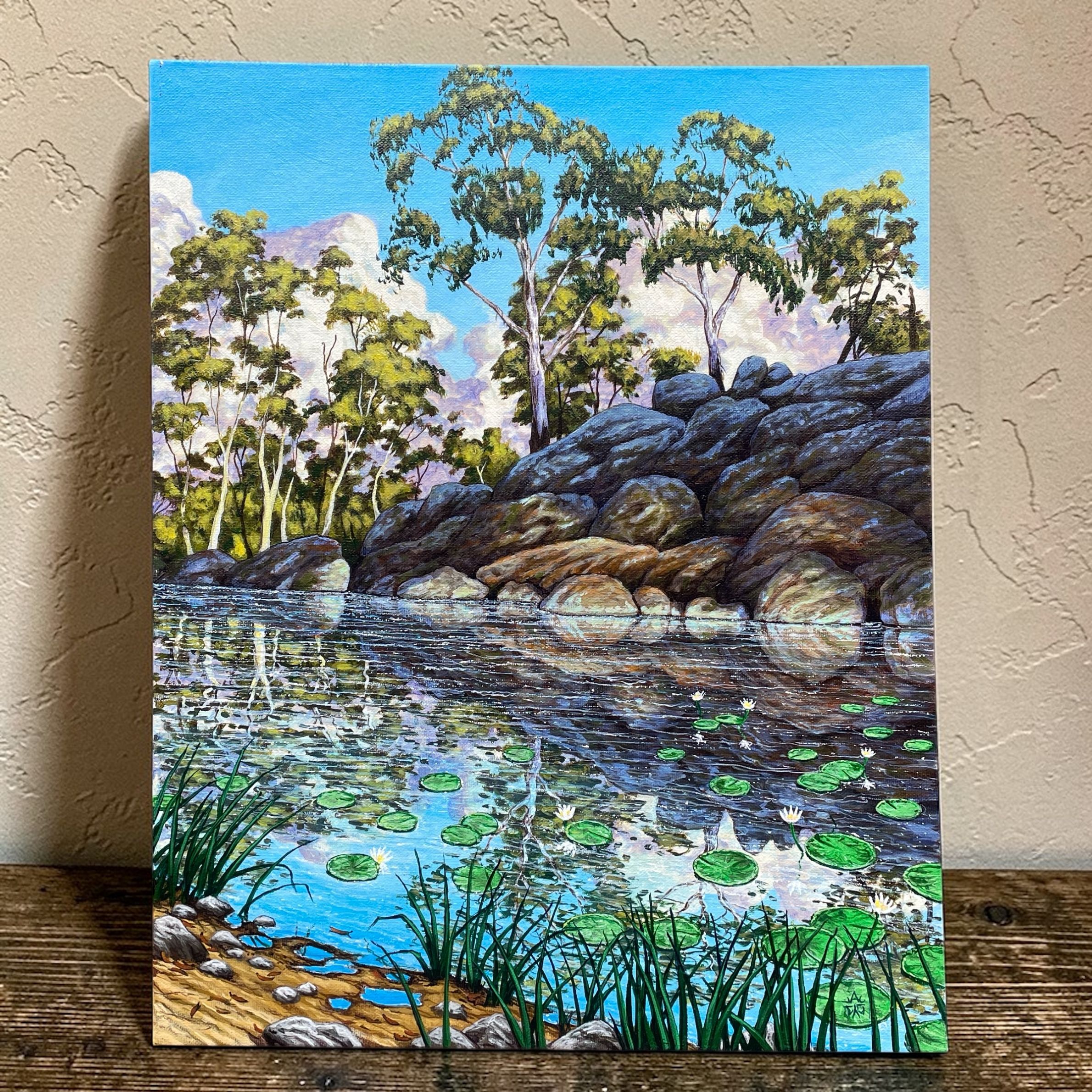 "QUIRINDI ROCKS" ~ Original Acrylic Painting by Cary McAulay - Image 3
