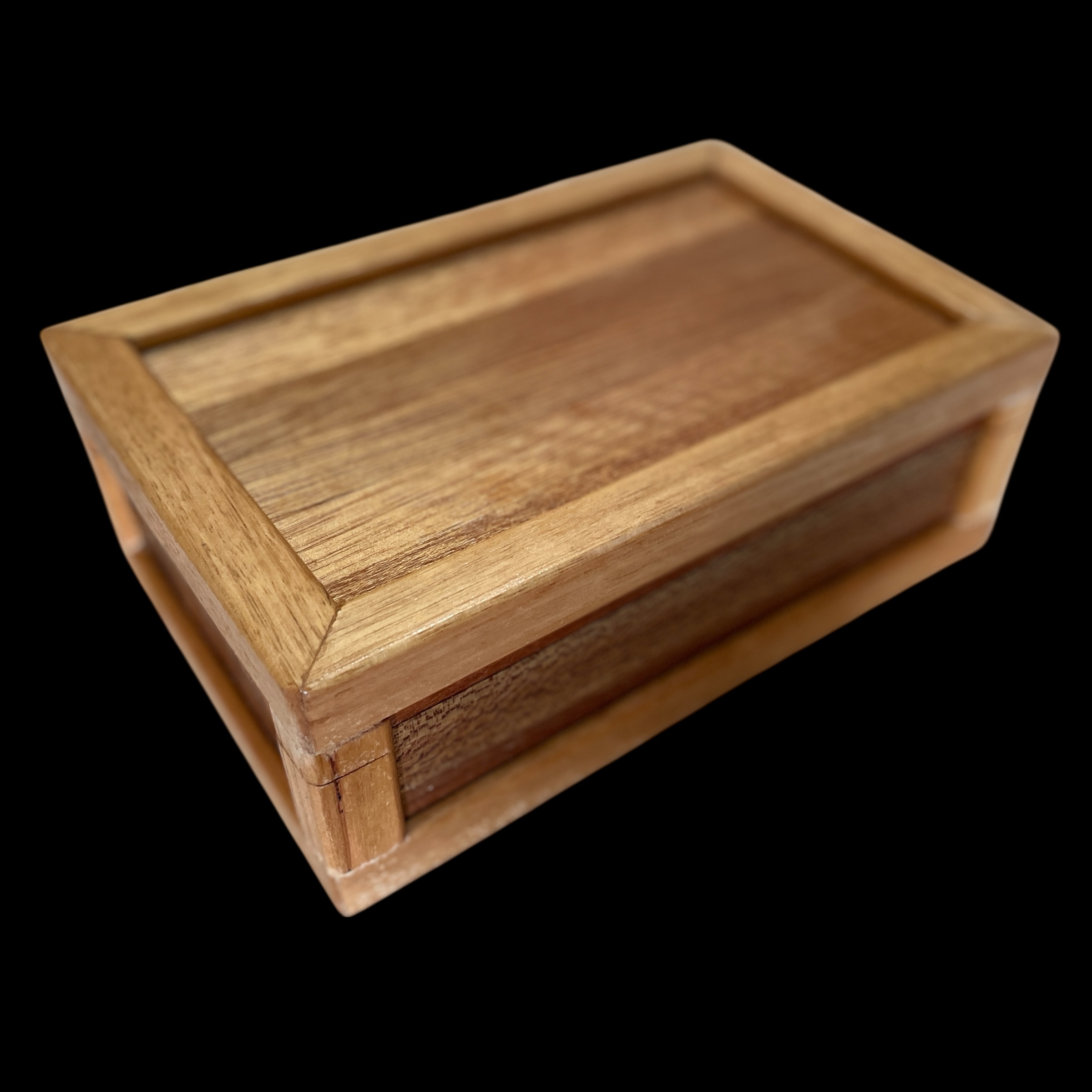 "SILKY OAK & RECYCLED TIMBER JEWELLERY BOX" ~ Hand Made by Dave Elliott - Image 6