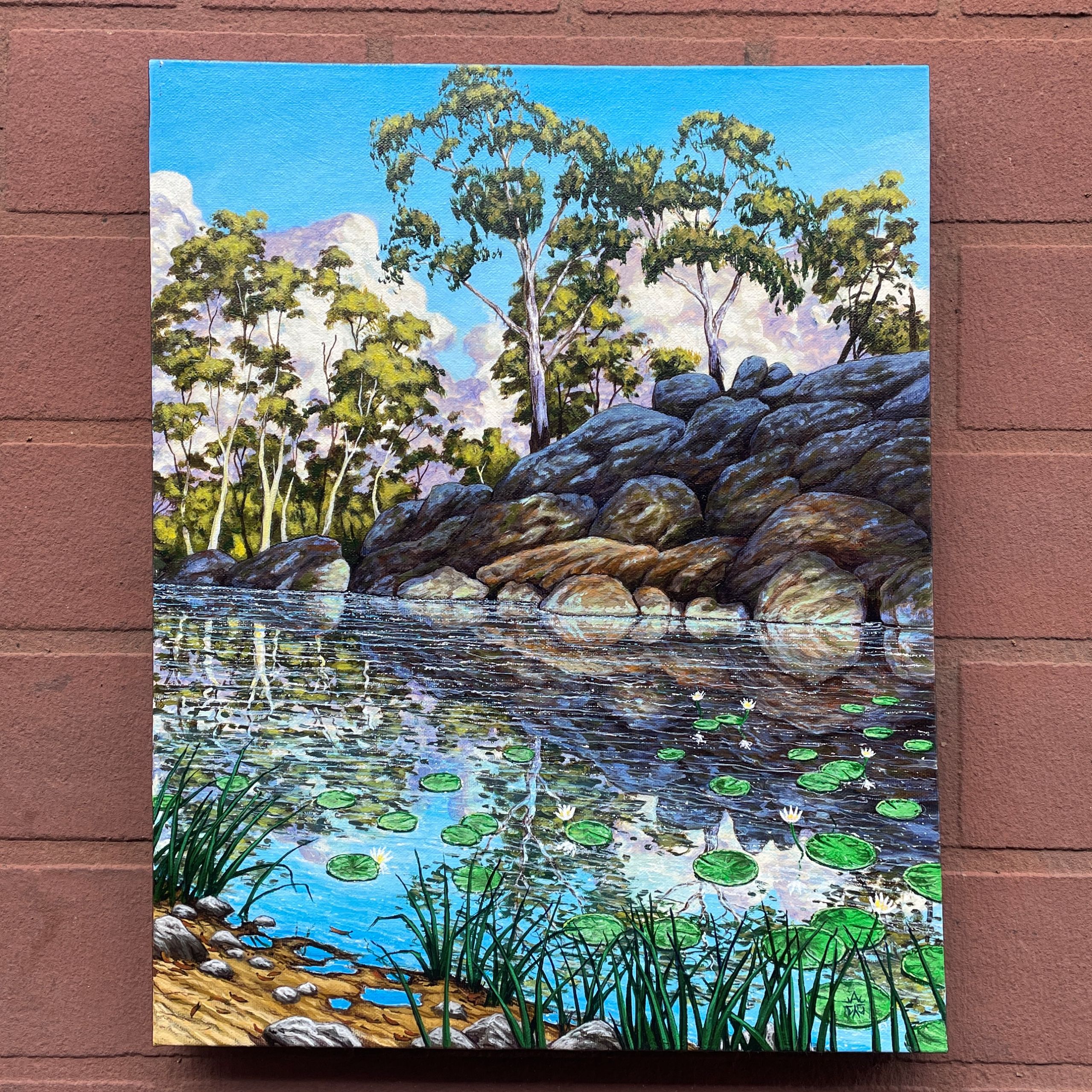 "QUIRINDI ROCKS" ~ Original Acrylic Painting by Cary McAulay