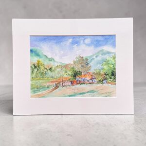 "THE HILLS OF TUMUT" ~ Original Watercolour Painting by Allan English