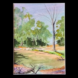 "EDWARD RIVER BILLABONG" ~ Original Watercolour Painting by Allan English
