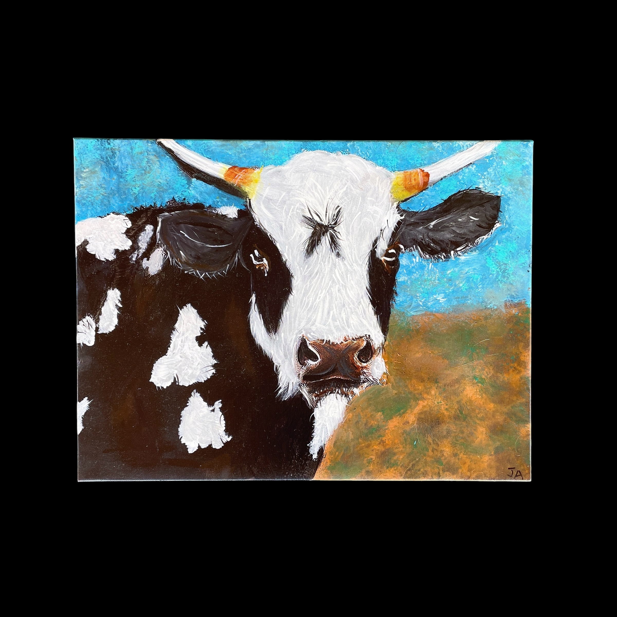 "DAIRY DAISY" ~ Original Acrylic Painting by Julie Burton-Jones - Image 5
