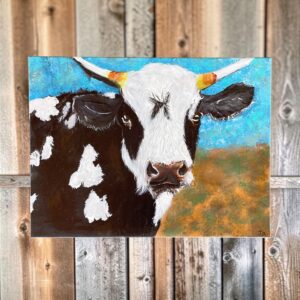 "DAIRY DAISY" ~ Original Acrylic Painting by Julie Burton-Jones