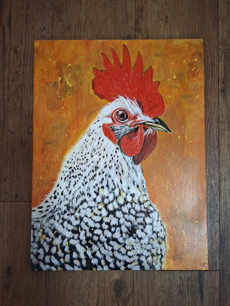 "WHYANDOO" ~ Original Acrylic Painting by Julie Burton-Jones