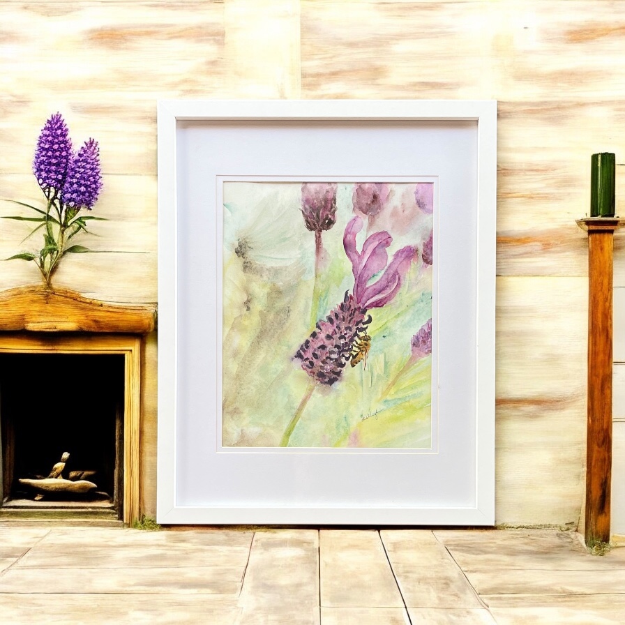 "NECTAR HUNT" ~ Original Watercolour Painting by Susan Wellingham - Image 3