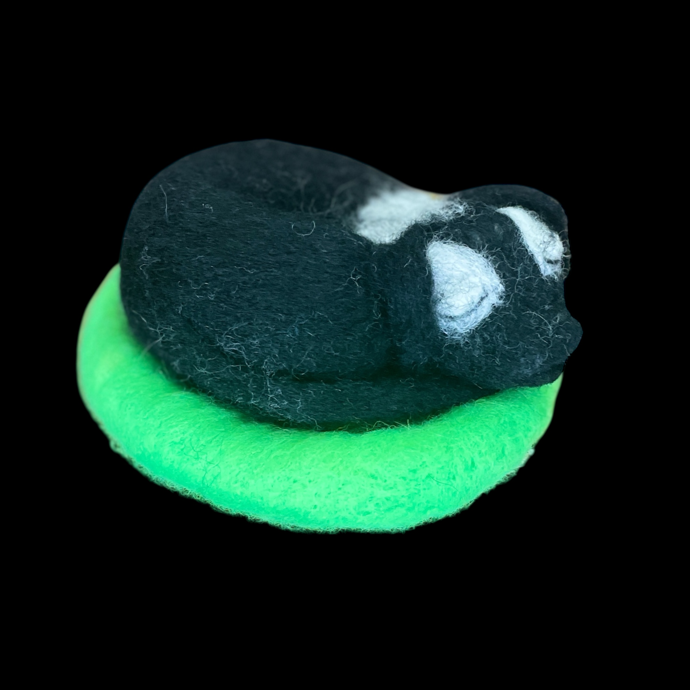 "SLEEPING PUPPY #13" ~ Needle Felted by Jan Woodhouse - Image 3